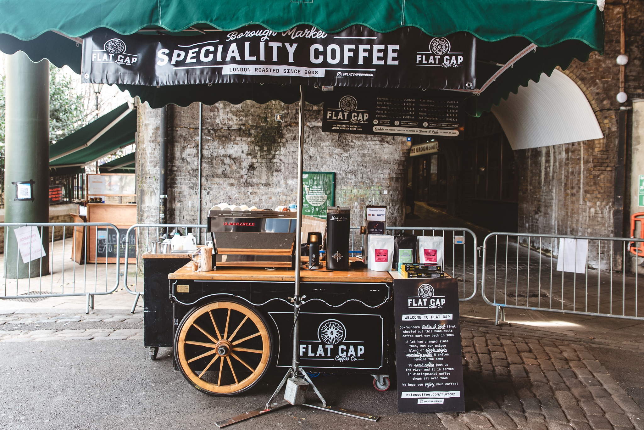 Flat Cap Coffee Co Borough Market