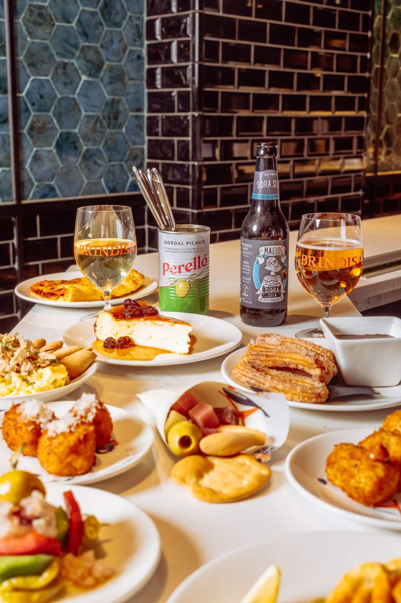 Selection of dishes from Brindisa