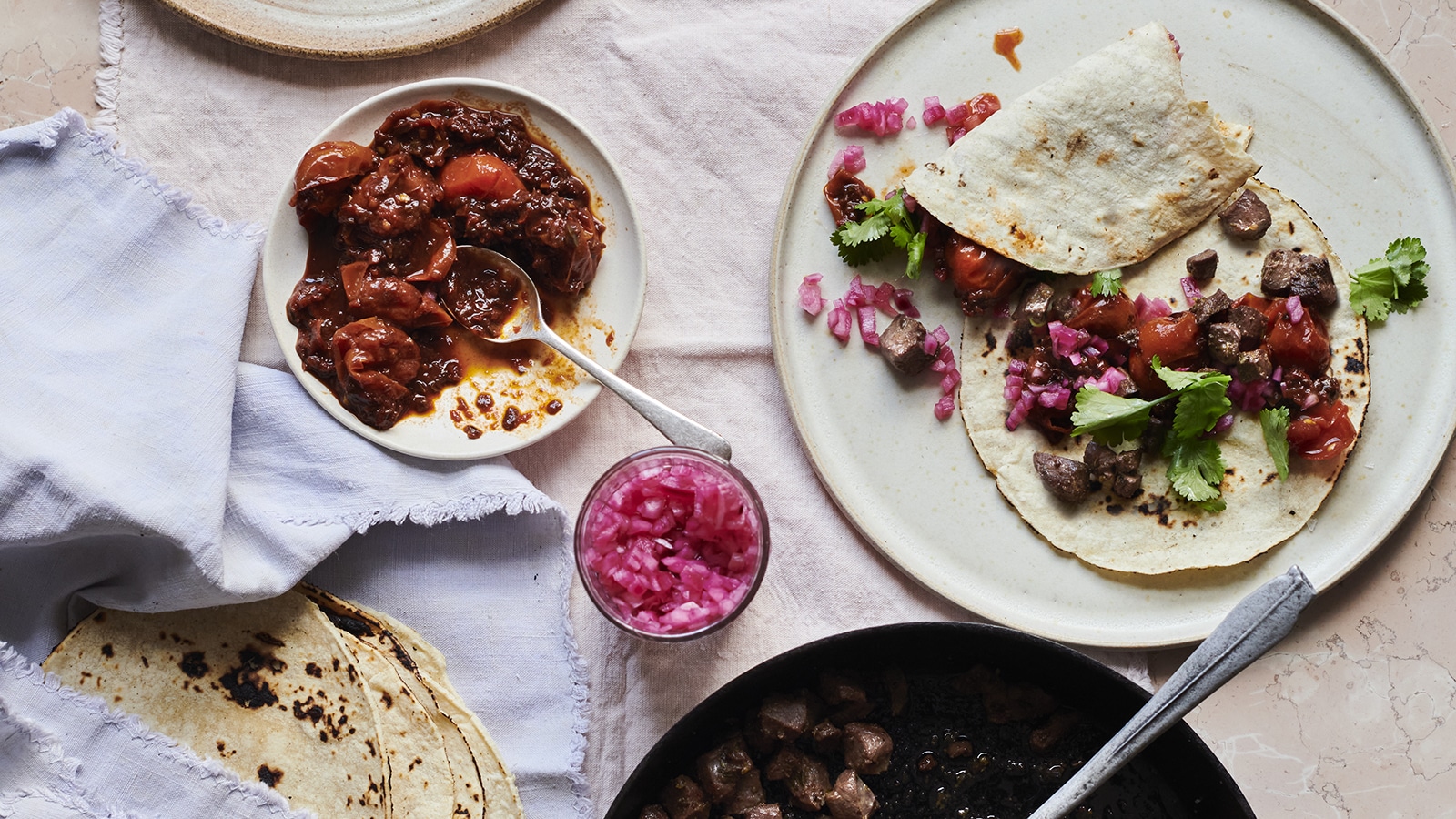 Beef heart tacos Borough Market
