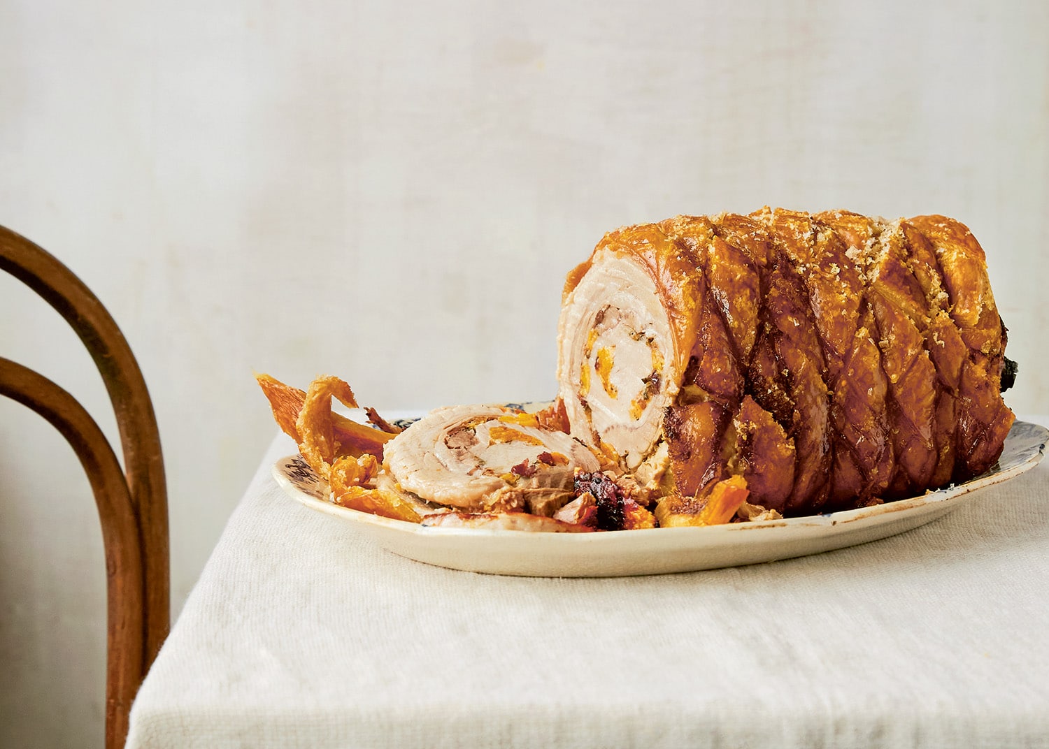 Festive roast porchetta made with Borough Market ingredients