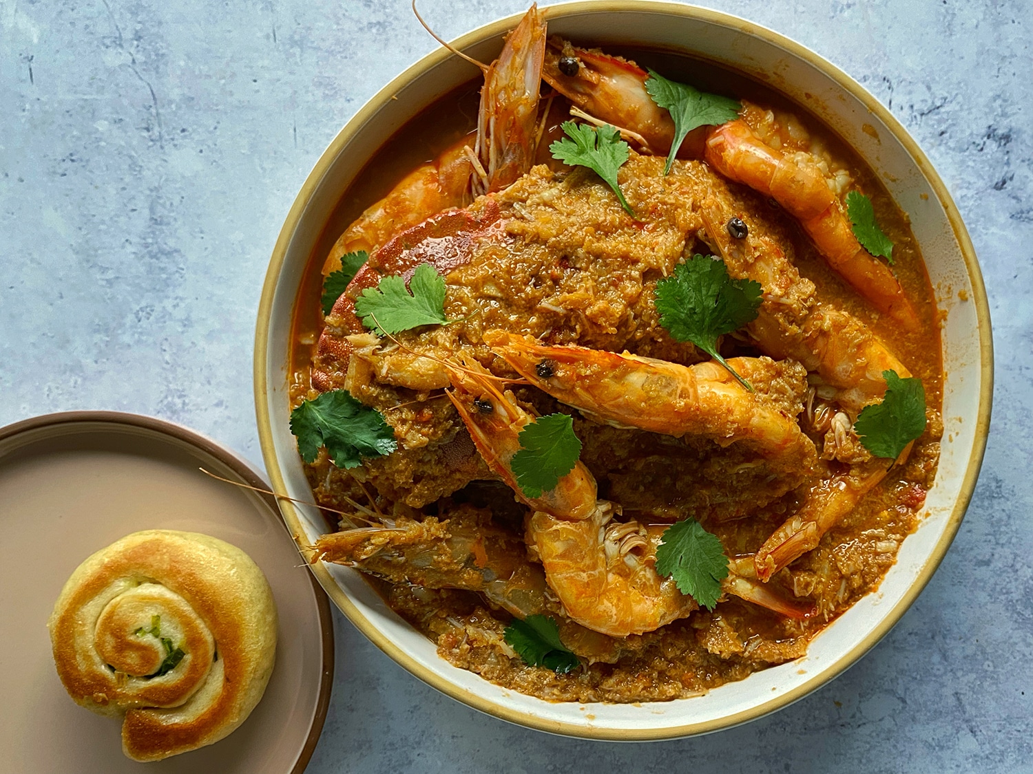 Singapore-style chilli seafood made with Borough Market ingredients