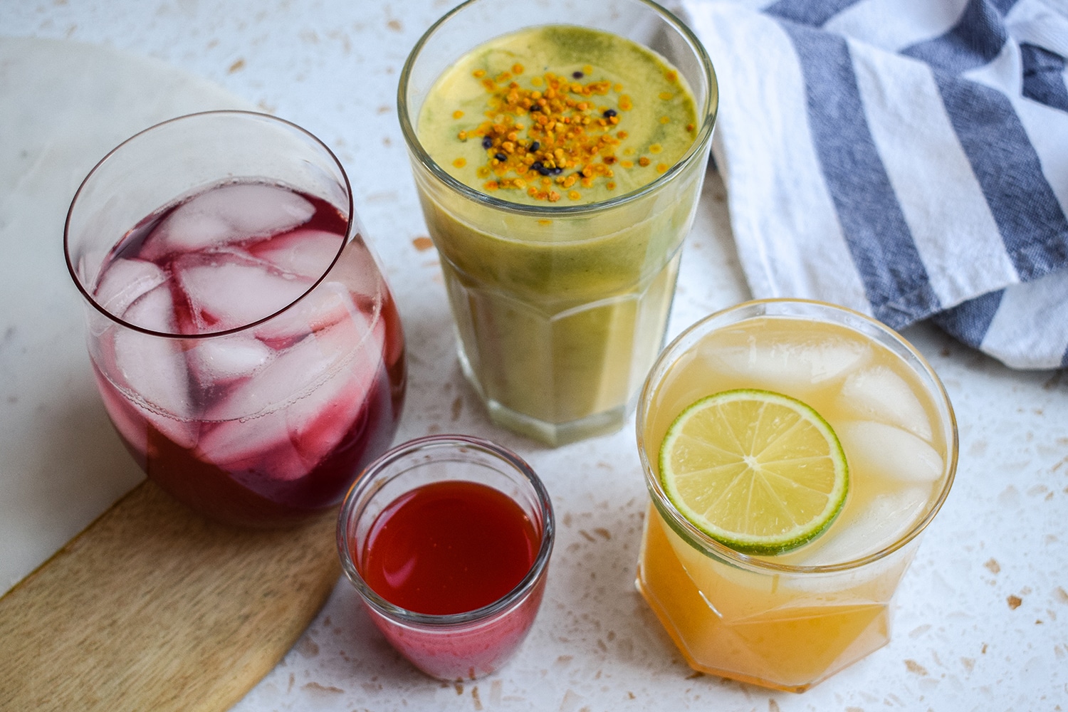 Non-alcoholic juice drinks made with Borough Market ingredients