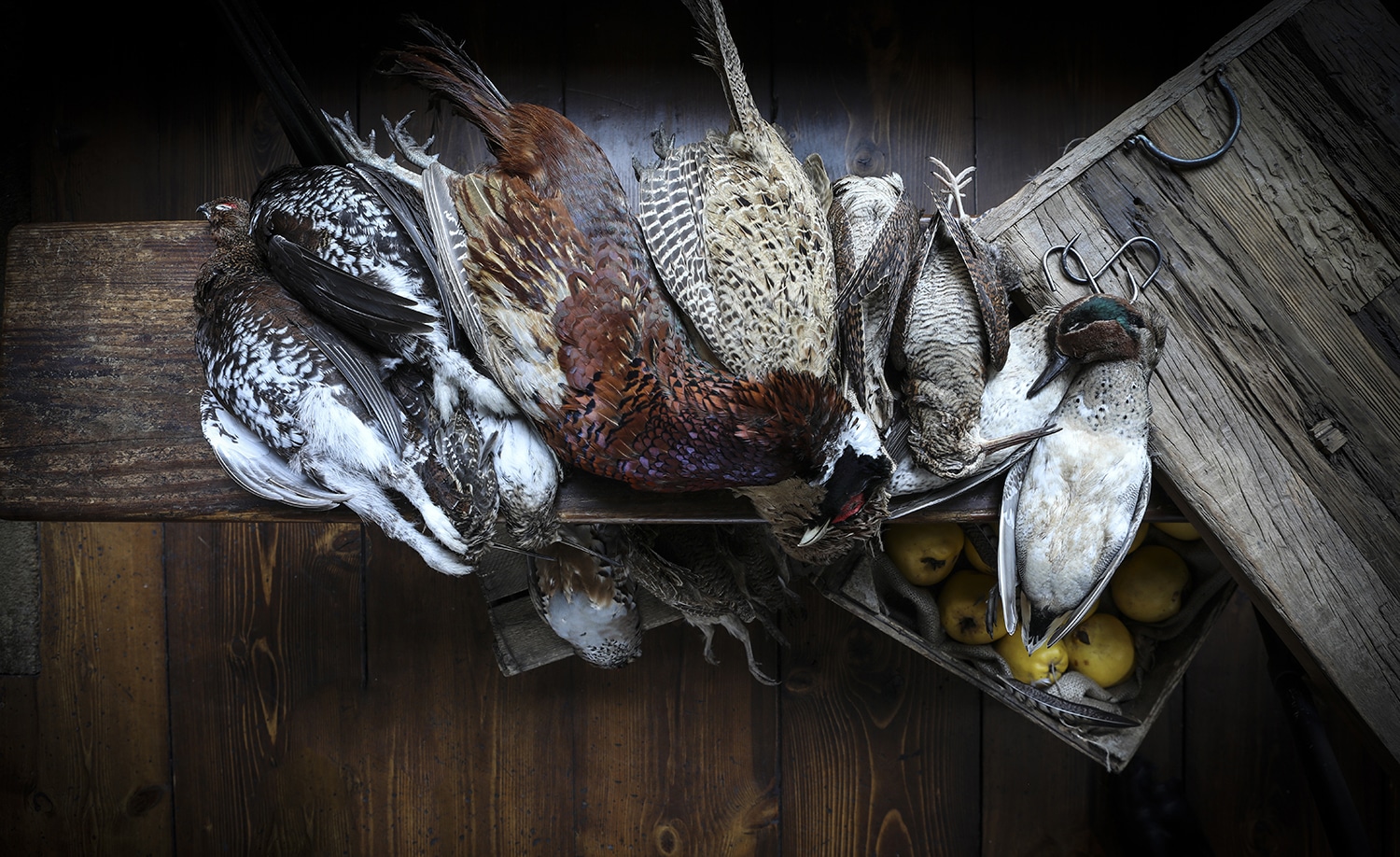 Game birds at Borough Market