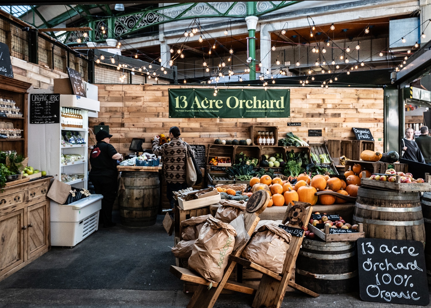 The 13 Acre Orchard stand at Borough Market