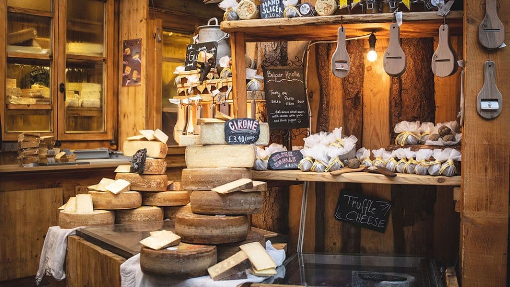 The Jumi Cheese stand at Borough Market