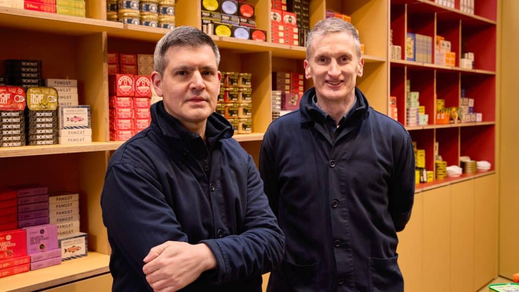 The founders of The Tinned Fish Market at Borough Market