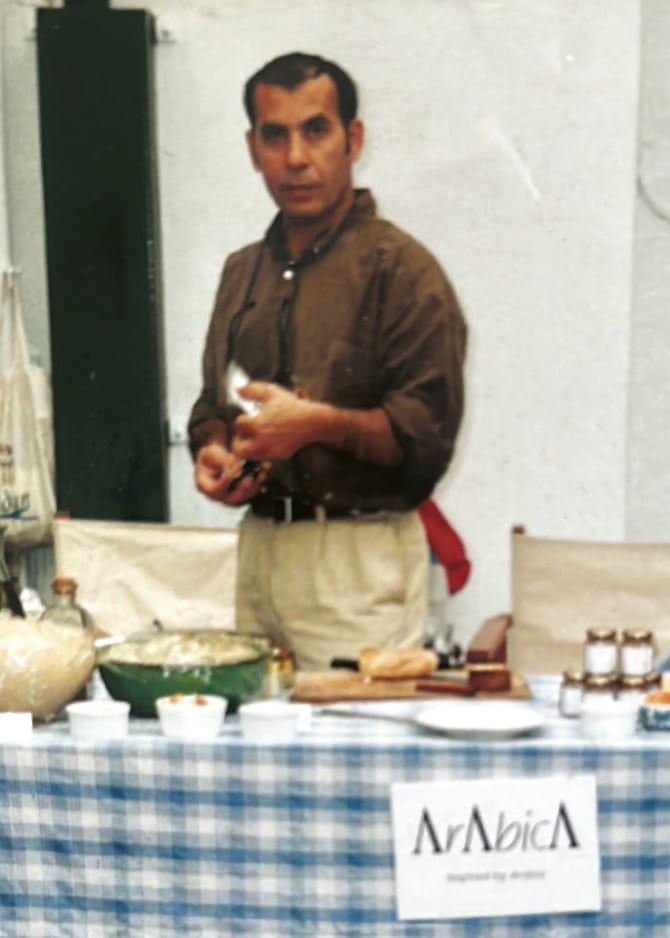 Jad of Arabica at Borough Market c.2000