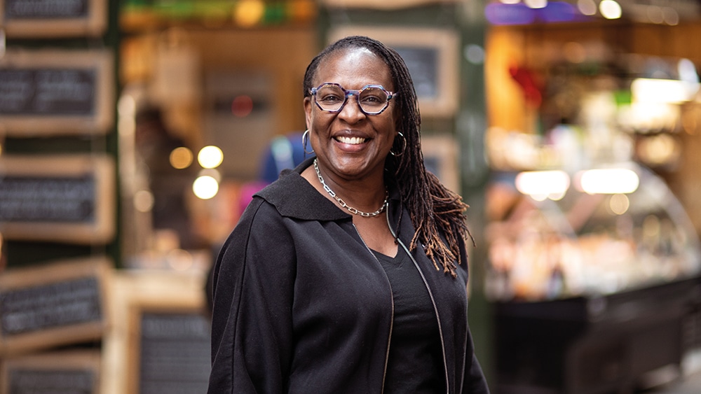 A portrait of Dawn Smith, founder of Pimento Hill