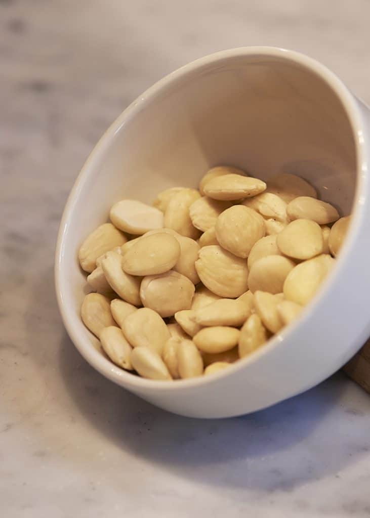 A bowl of almonds from Brindisa