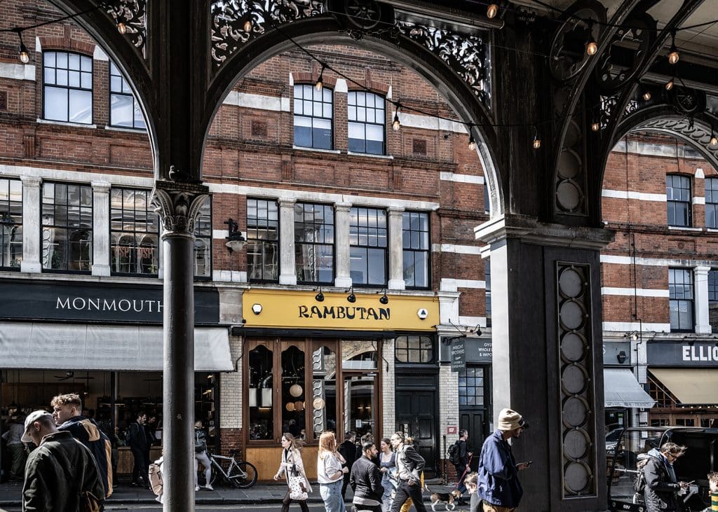 The exterior of Rambutan restaurant