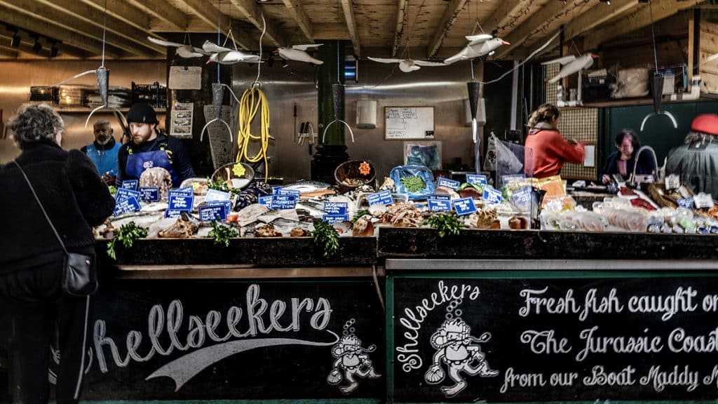 The Shellseekers Fish and Game stall