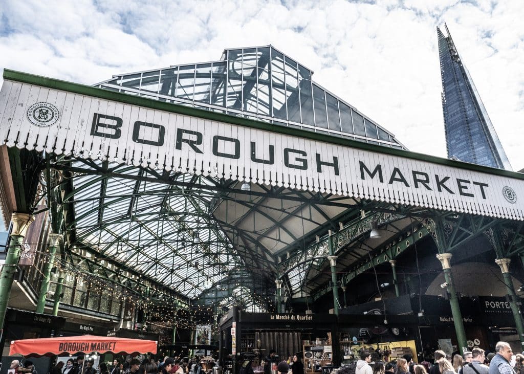 The Borough Market sign